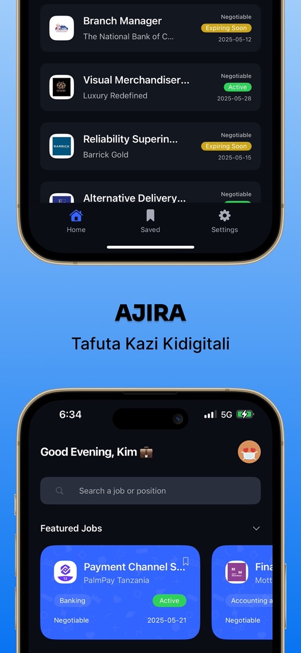 Ajira App Screenshot 1
